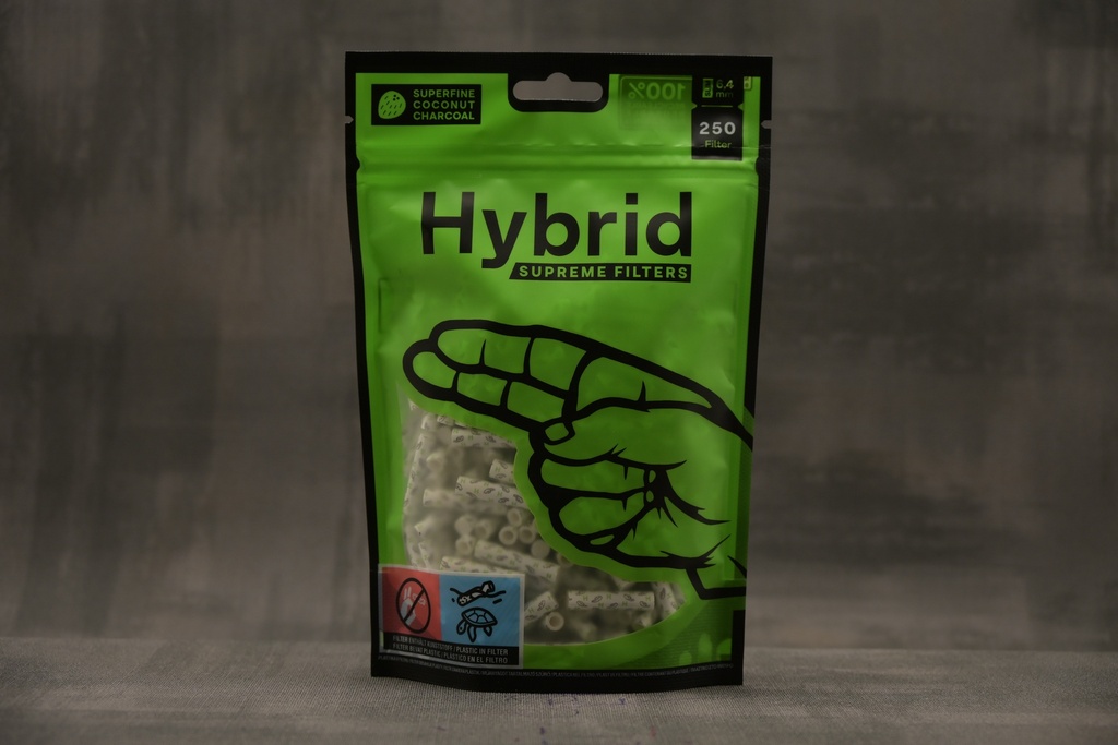 Hybrid Zellstoff-/Aktivkohlefilter 250St.