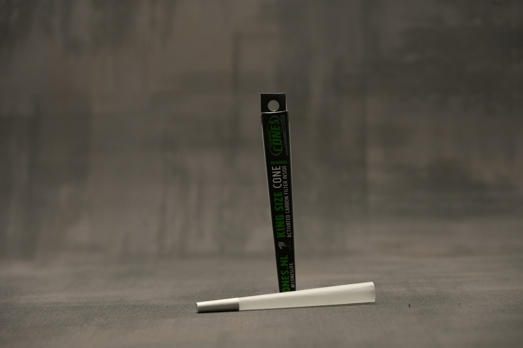 The Original Cone King Size Cone mit Aluminium Carbon Filter 1er Pack