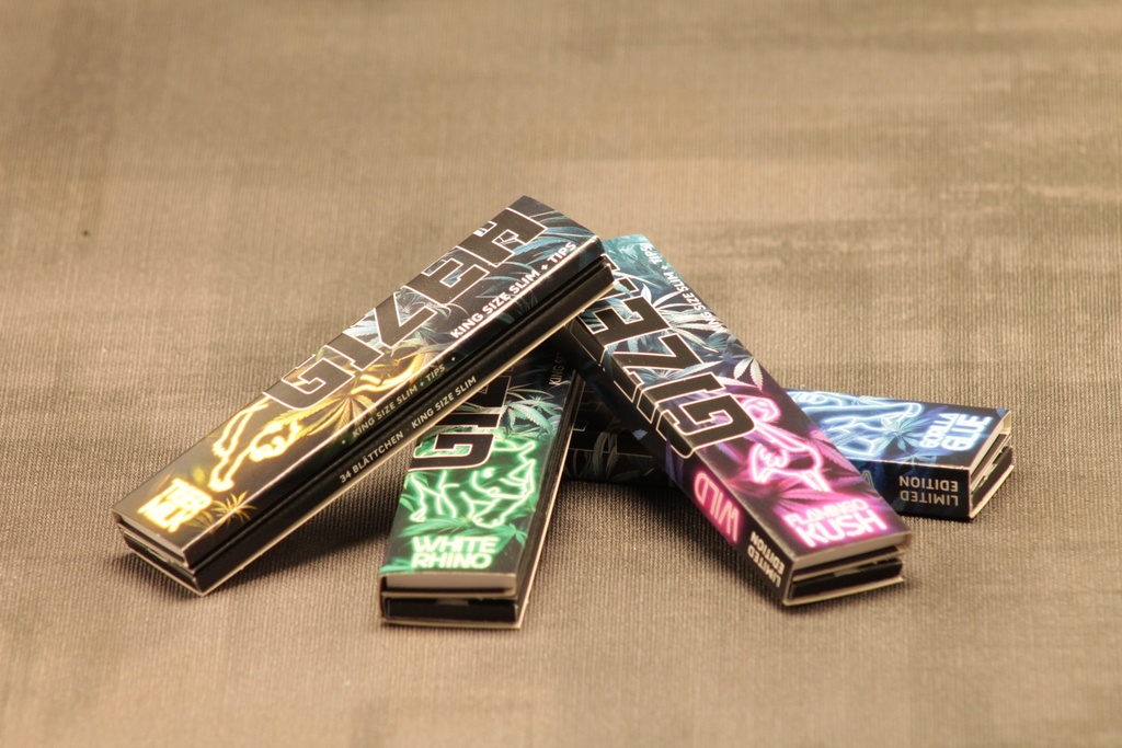 GIZEH Wild  King Size Slim + Tips - Limitierte Edition