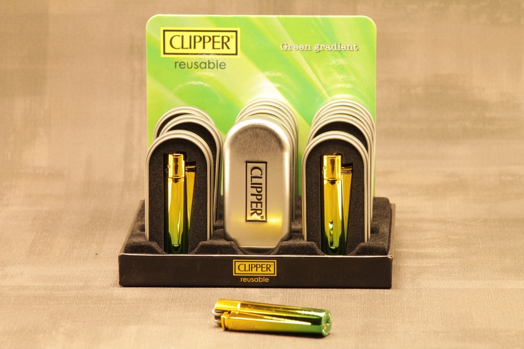 Metall Clipper - Green Gradient