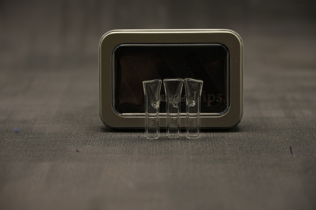 Black Leaf Glastips - 3er Set - 8mm - L 37mm