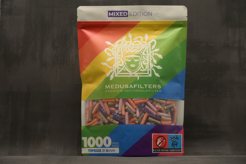 MEDUSAFILTERS Aktivkohlefilter - 1000er Pack - Mixed
