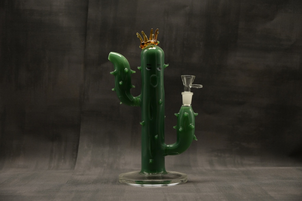 Black Leaf Kaktuspfeife grün mit Krone