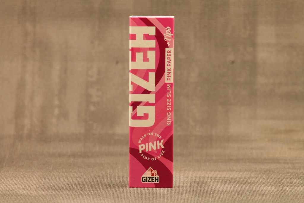 Gizeh ALL PINK King Size Slim + Tips