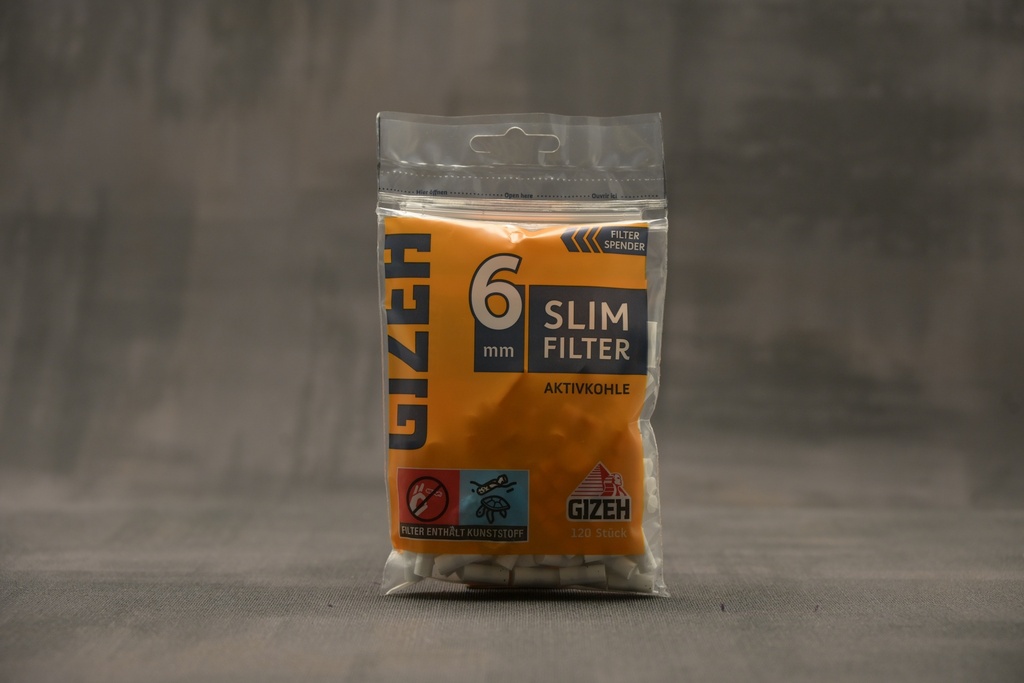 GIZEH Slim Filter Aktivkohle