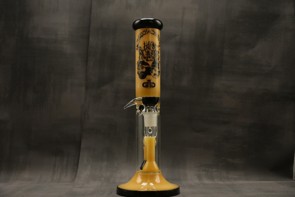 Grace Glass - Cheech & Chong 'High Rollers' - Straight Bong Orange H:35cm - Ø:50mm - SG:18.8mm
