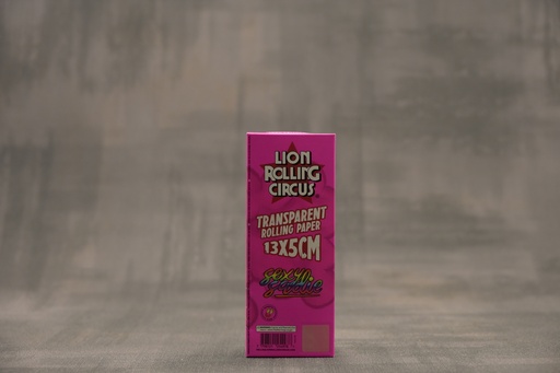 [P0001422] Lion Rolling Circus - Glas Papes - transparent