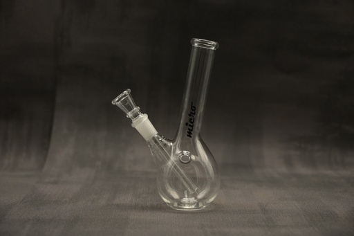 [P0002899] Micro - Hangover Glass Bong - H:16cm - Ø:22mm - Socket:12mm