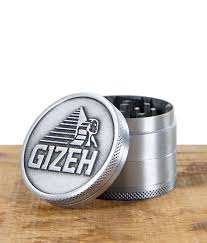 EHLE.-Aluminium Grinder, 63mm, 4 teilig, inkl.Pollenschaber und Säckchen