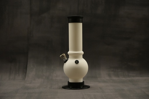 [P0013129] Acrylbong weiß H 208mm Ø 74/39mm Steckchillum