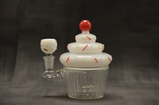 [P0013141] Black Leaf Glasbong CUPCAKE H 145mm Ø 100mm NS 14