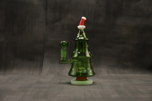 [P0013142] Black Leaf XMAS Bong mit Trommelperkolator H 250mm Ø 100mm NS 19 WS 4mm