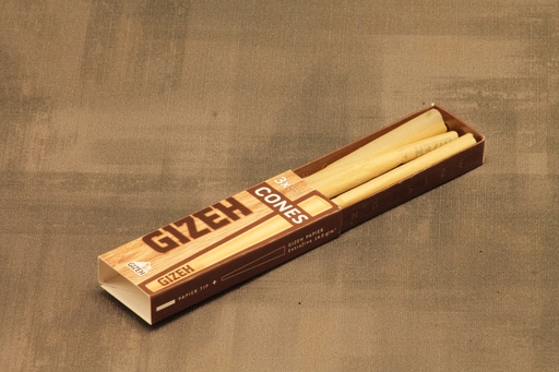 [P0000475] GIZEH BROWN Cones + Tip