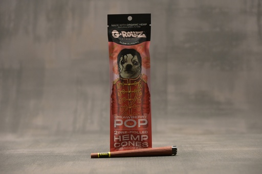 [P0002376] G-Rollz - Pre-Rolled Hemp Cones  - Strawberry PoP